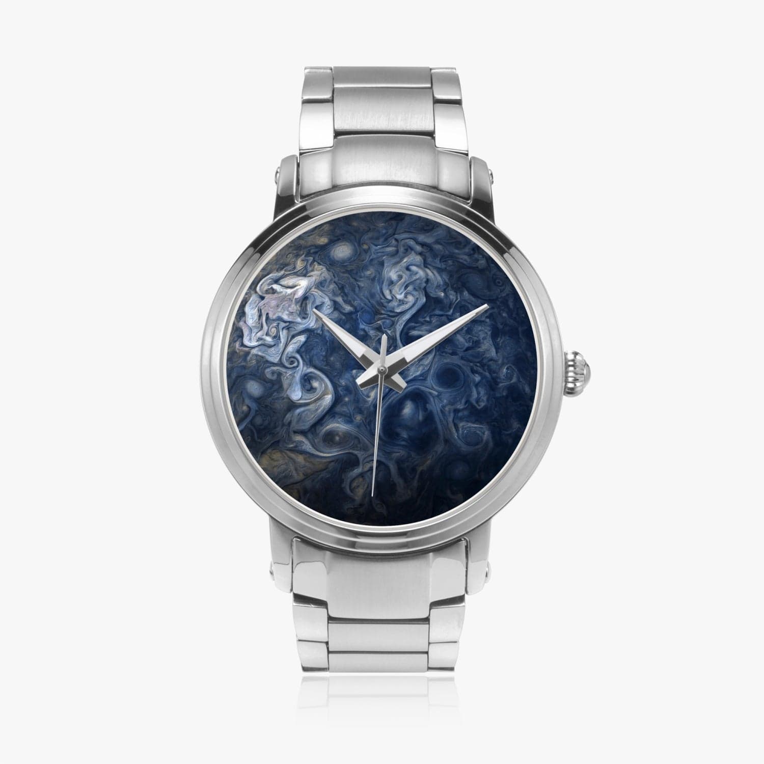Jupiter Blues, New Steel Strap Automatic Watch, by Sensus Studio