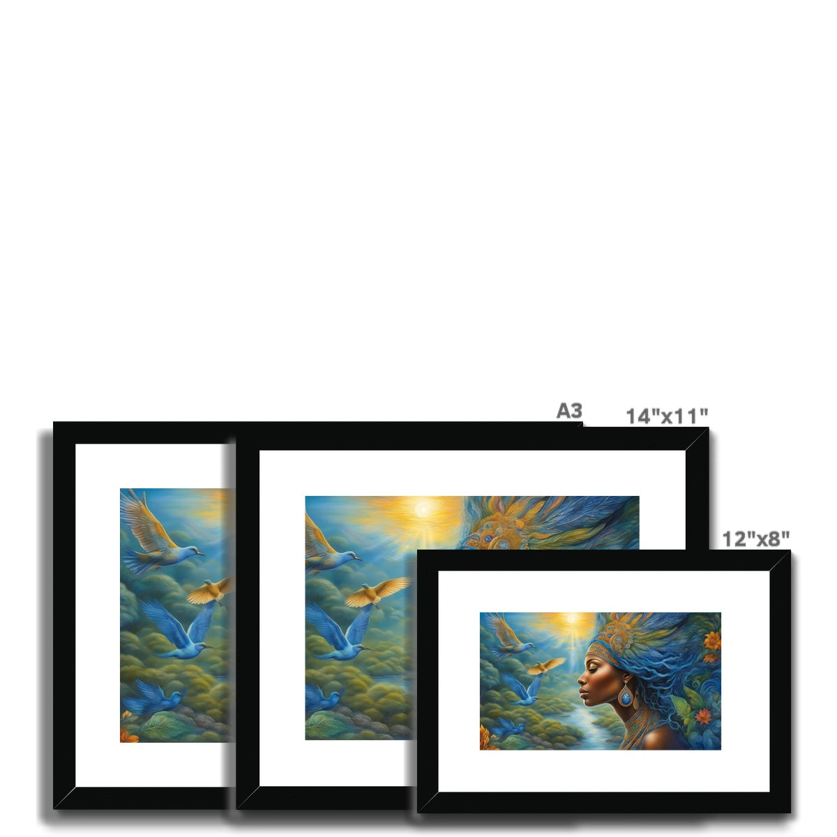 Divine Mother of Creation 5 Framed & Mounted Print