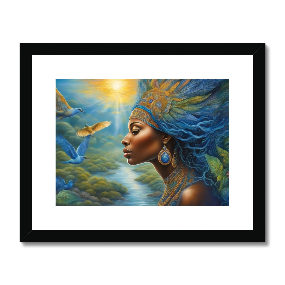 Divine Mother of Creation 5 Framed & Mounted Print