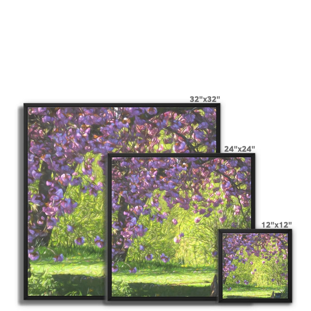 Blossom delight, Framed Canvas,by Sensus Studio