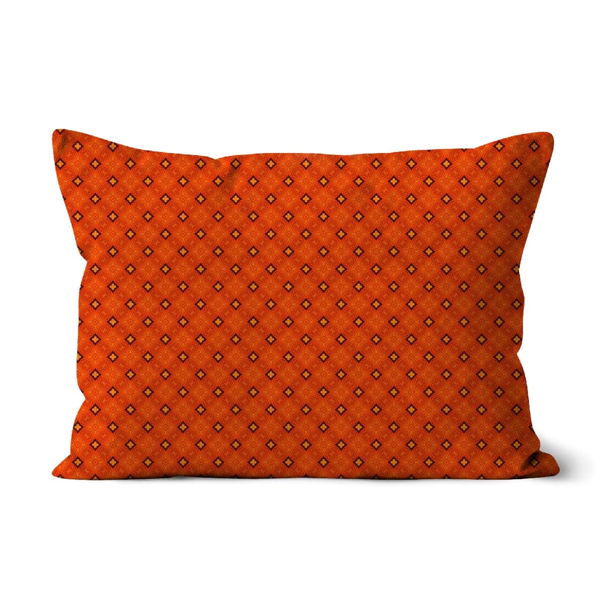 Orange Snake Skin fine crossed Pattern  Meditation Pillow/Cushion, by Sensus Studio Design