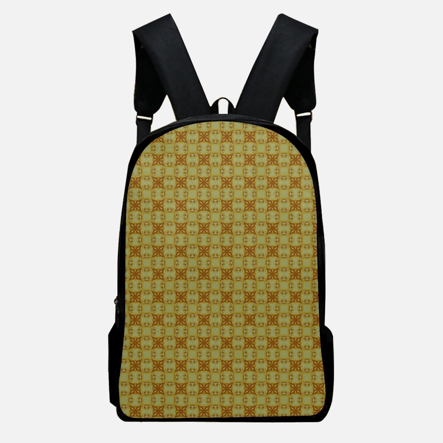 Yellow rosy pattern, Oxford Bags Backpack Set 3pcs, designed by Sensus studio Design