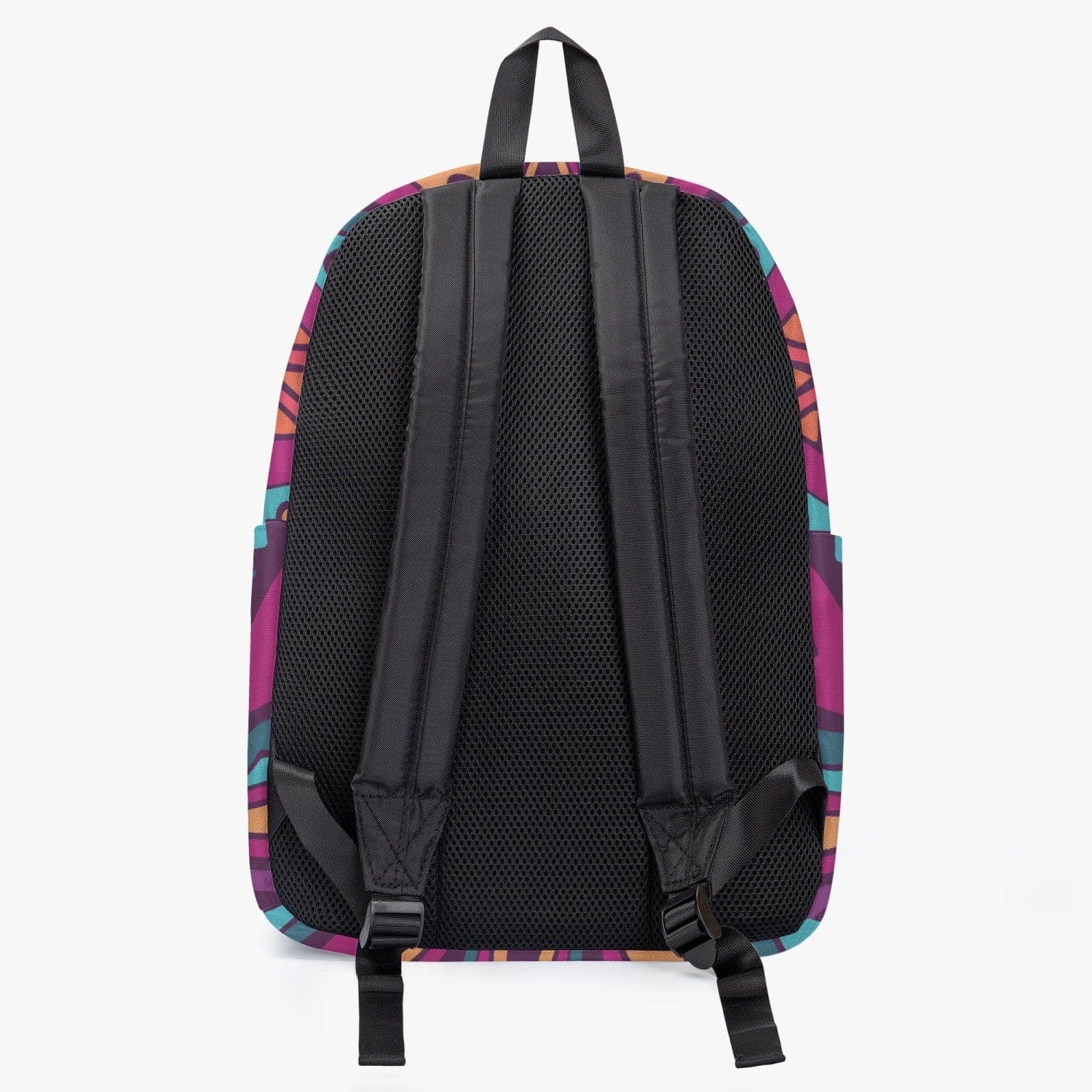 Colorful Etnic Bow Patterned Canvas Backpack designed by Sensus Studio Design