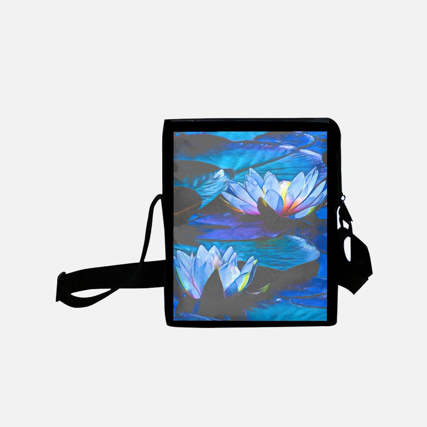 Blue Lilies, Oxford Bags Backpack Set 3pcs, designed by Sensus Studio Design
