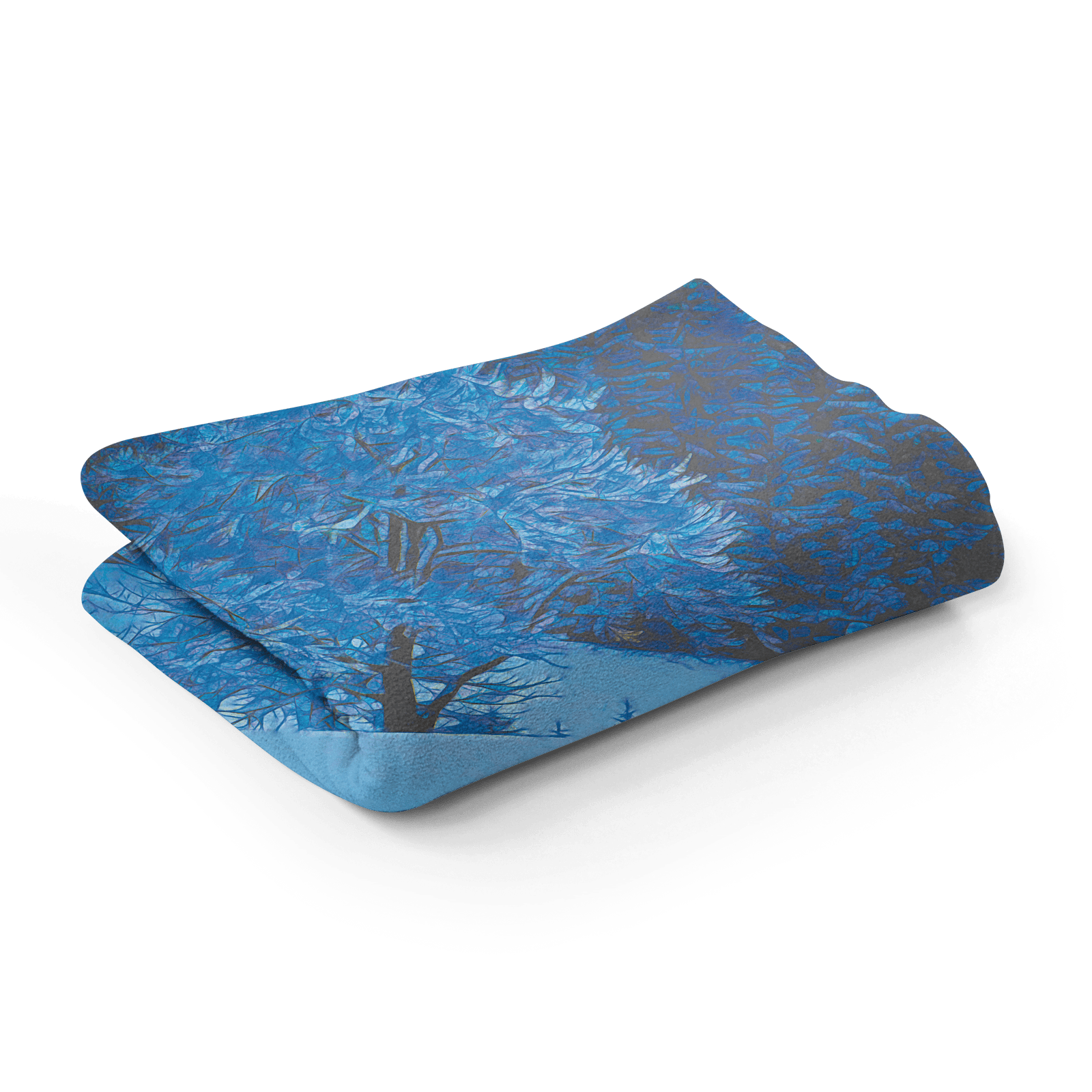 Deep blue winter,Blanket Premium  200 x 150 cm / 60" x 80"