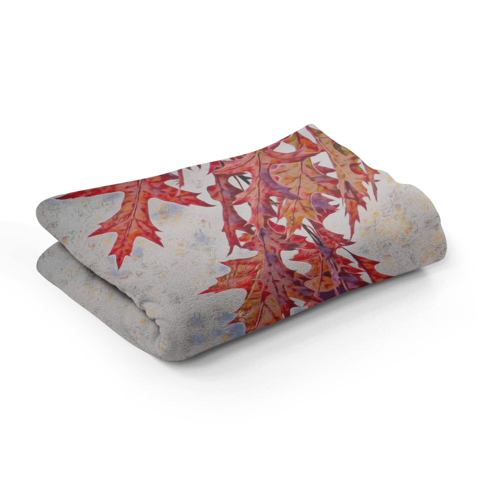 Red oak leafs,Blanket Premium  200 x 150 cm / 60" x 80"