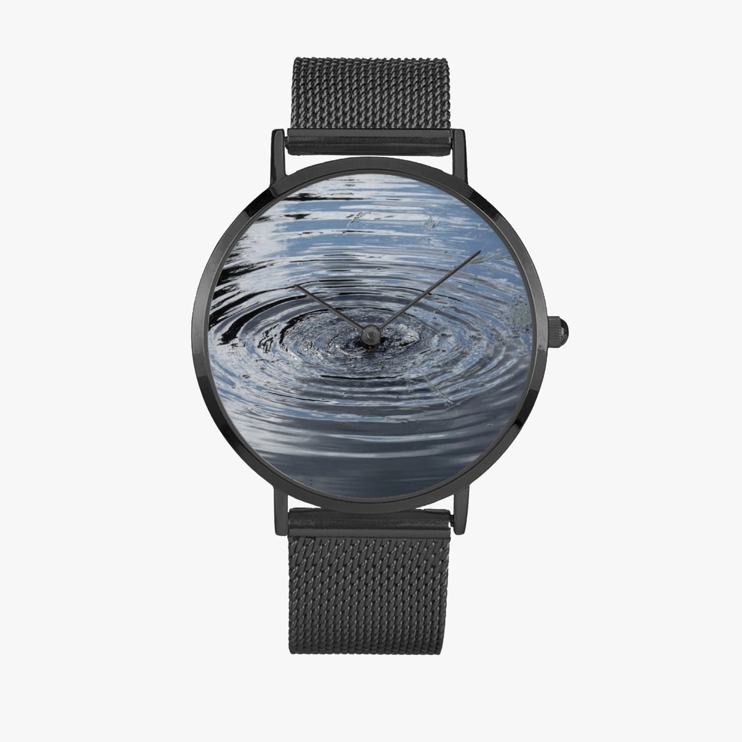 Water Circles, Fashion Ultra-thin Stainless Steel Quartz Watch, by Sensus Studio Design