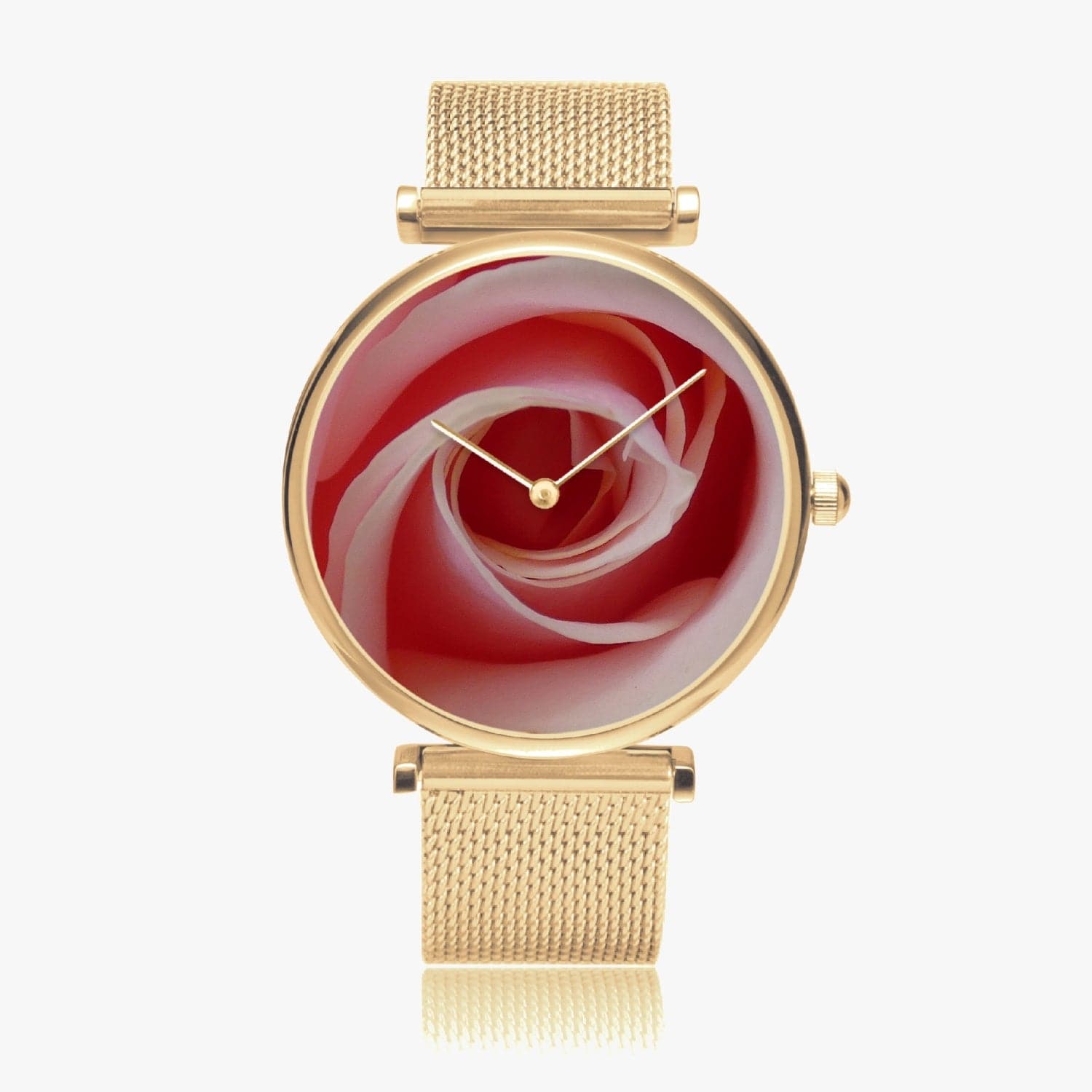 Pink rose, New Stylish Ultra-Thin Quartz Watch. Designer watch by Sensus Studio Design