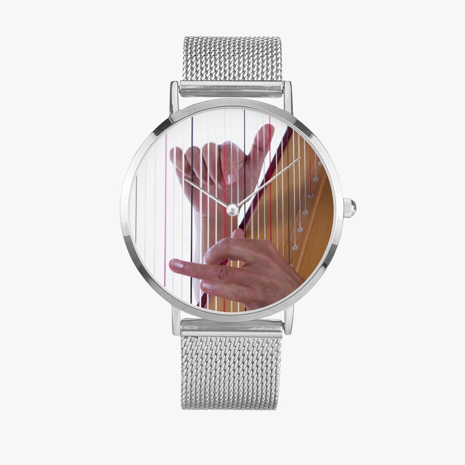 Harp fingers, Fashion Ultra-thin Stainless Steel Quartz Watch. Designer watch by Sensus Studio