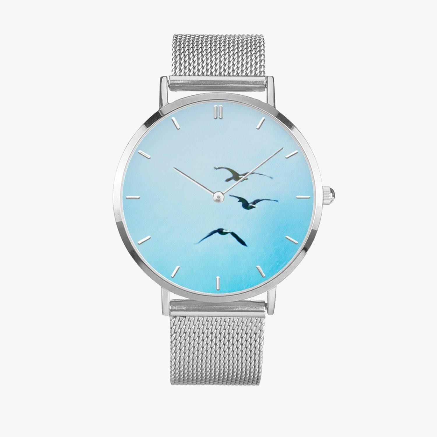 Time flies. Fashion Ultra-thin Stainless Steel Quartz Watch, by Sensus Studio Design
