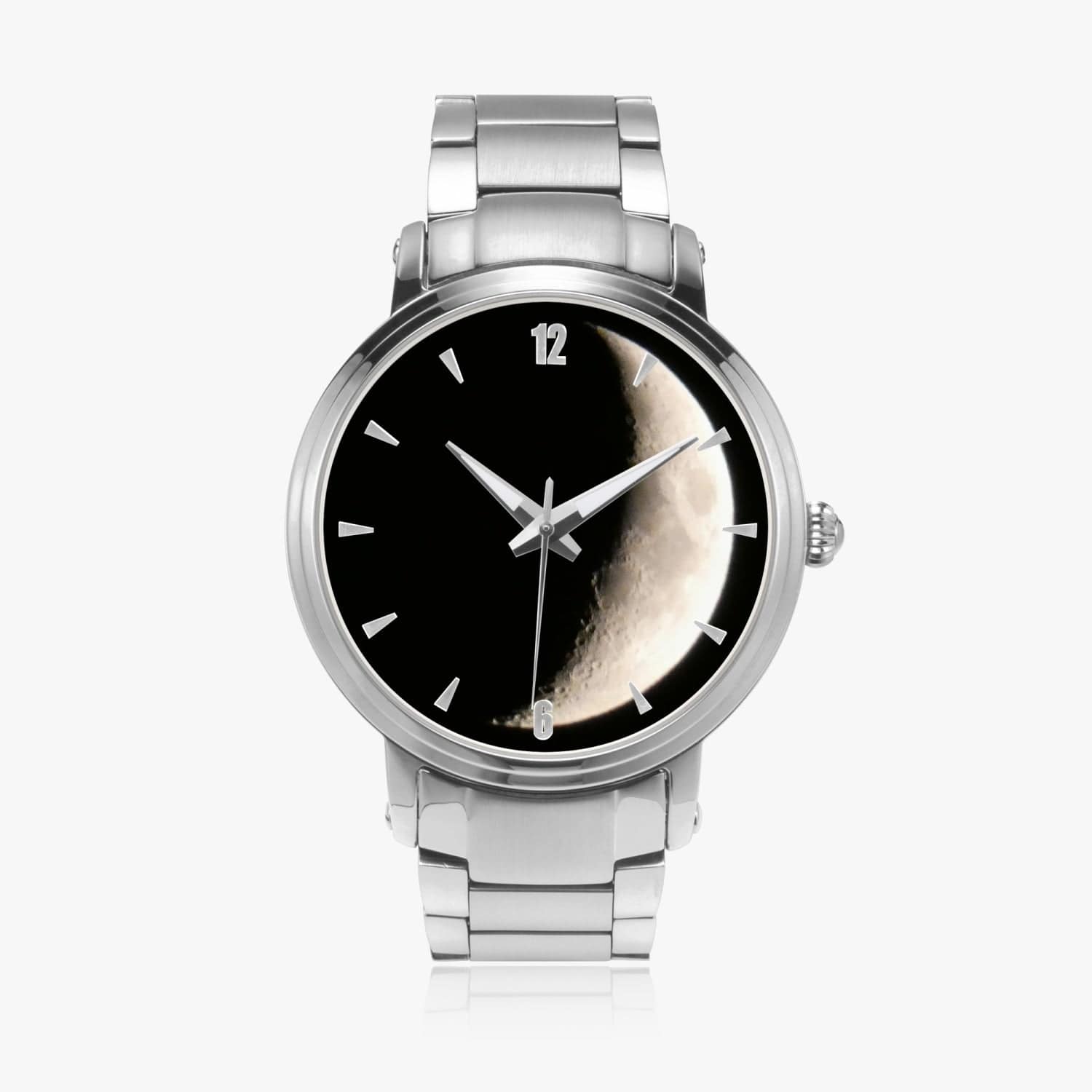 New Moon. New Steel Strap Automatic Watch (With Indicators). Designer watch by Sensus Studio design