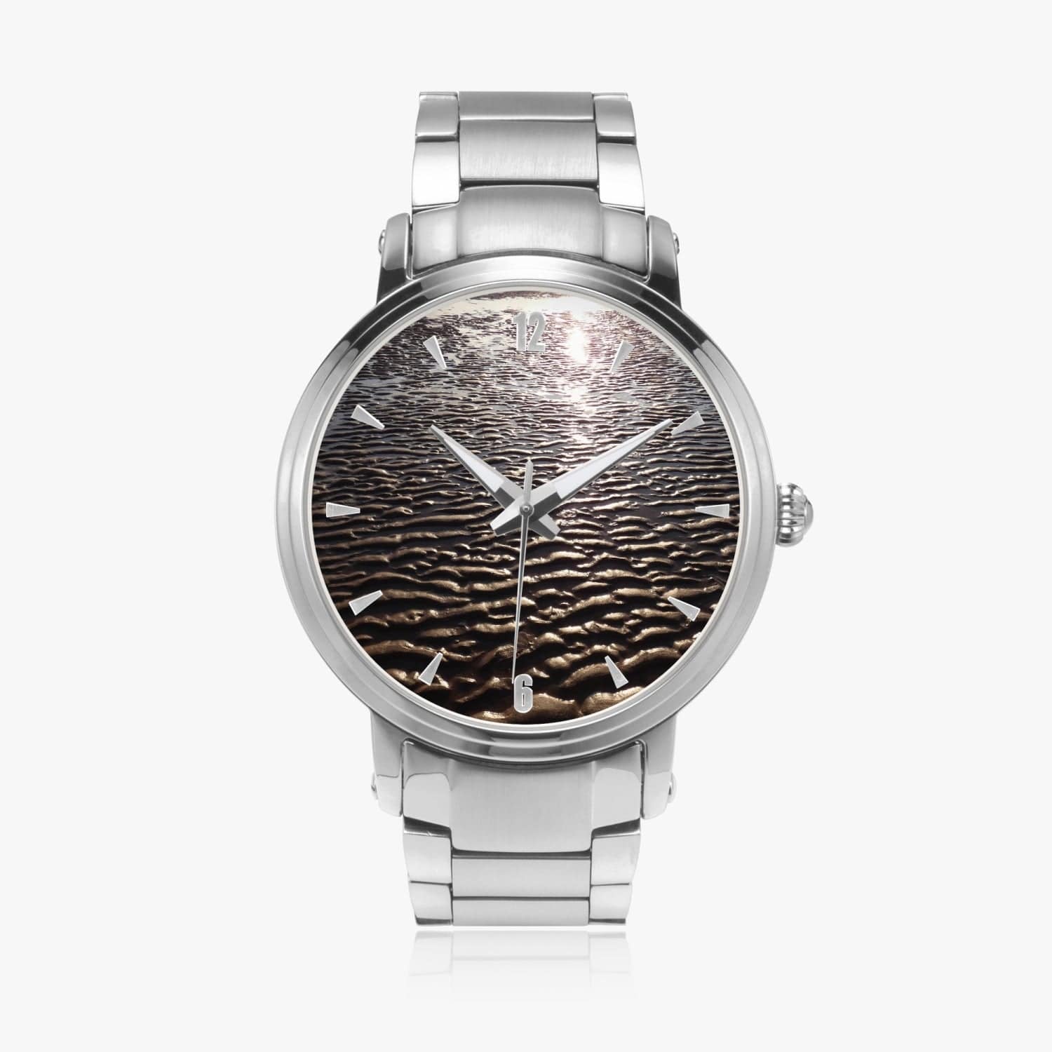Sand relief. New Steel Strap Automatic Watch, by Sensus Studio Design