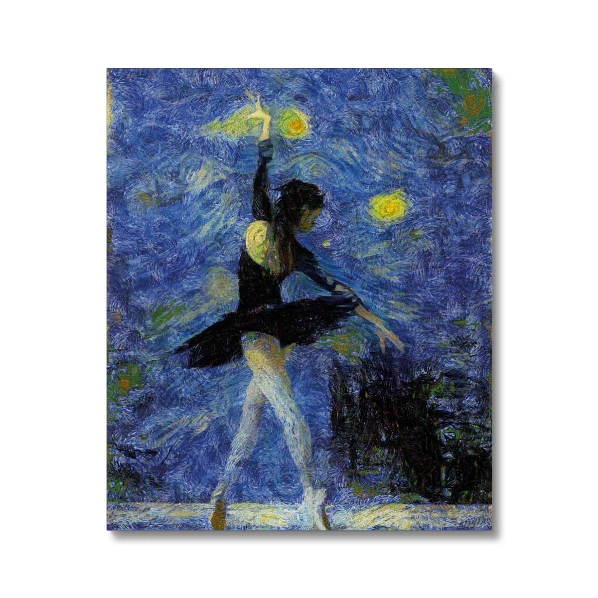 Ballerina Starry Night Canvas