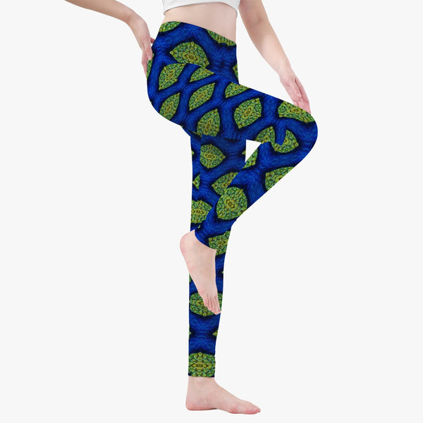 The Heart and Brain Connection Yoga Pants, by Sensus Studio Design