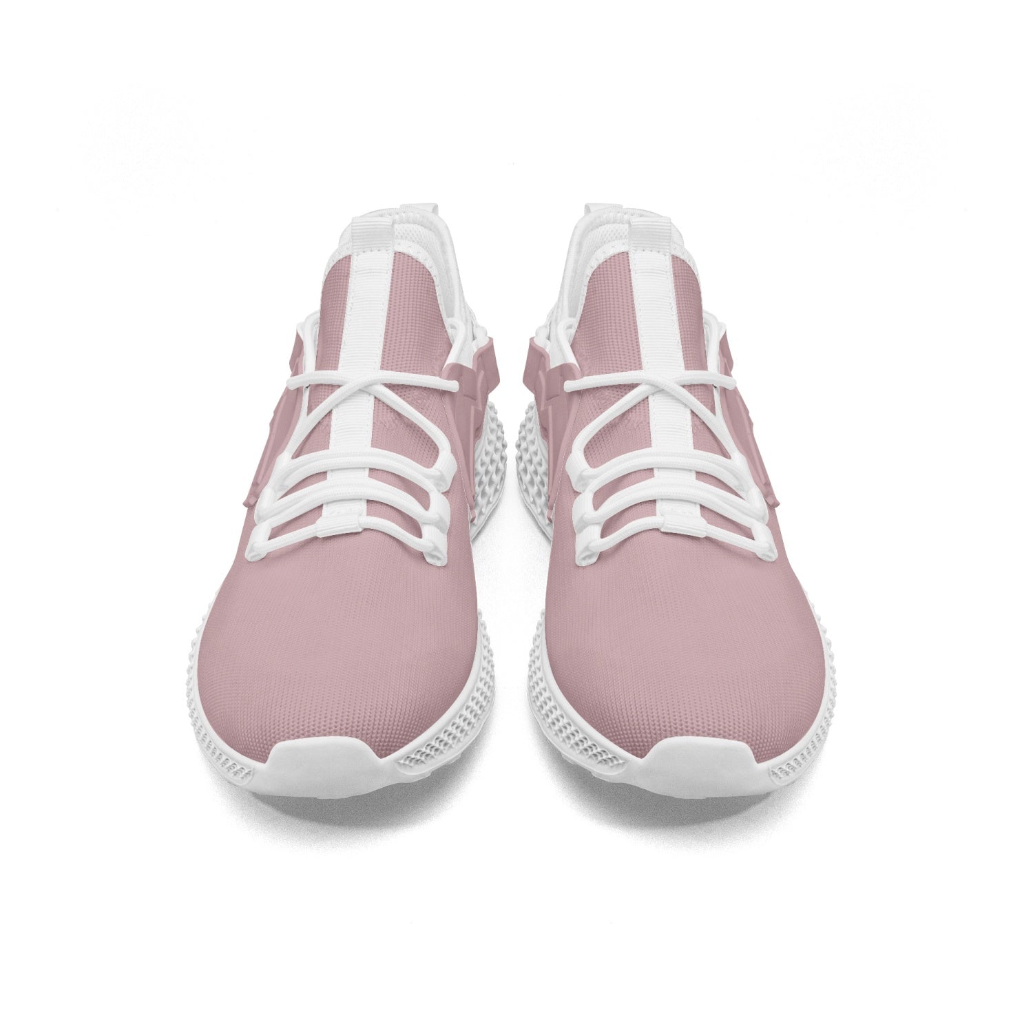 Cameo Pink Net Style Mesh Knit Sneakers