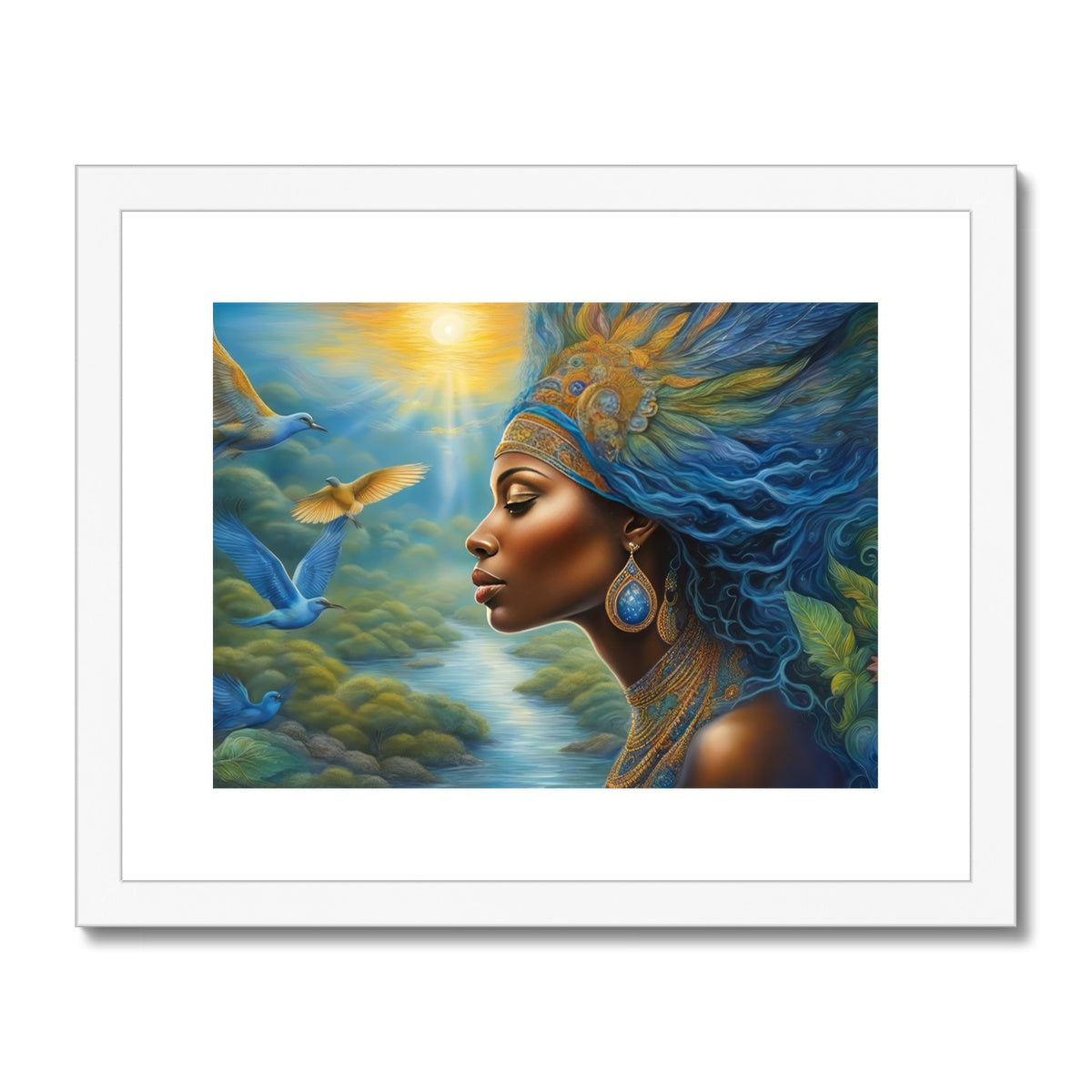 Divine Mother of Creation 5 Framed & Mounted Print