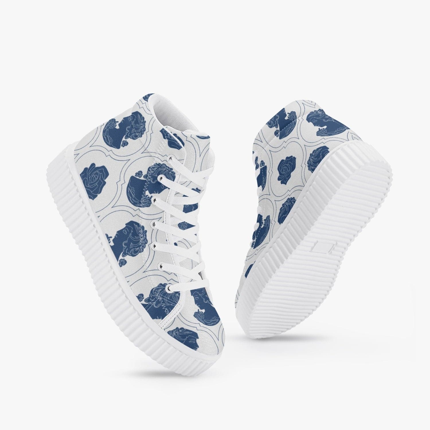 Aphrodite. Unisex High Top Platform Sneakers, designed by Sensus Studio Design
