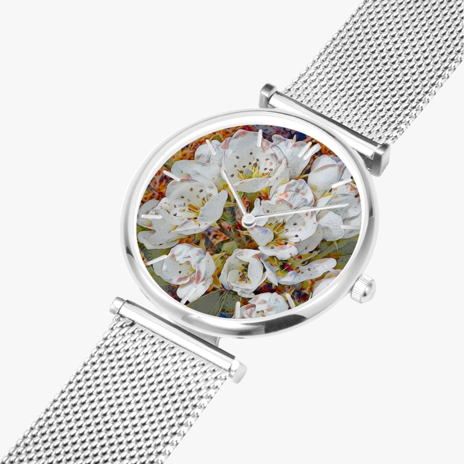 Appel blossom,  New Stylish Ultra-Thin Quartz Watch (With Indicators), by Sensus Studio design