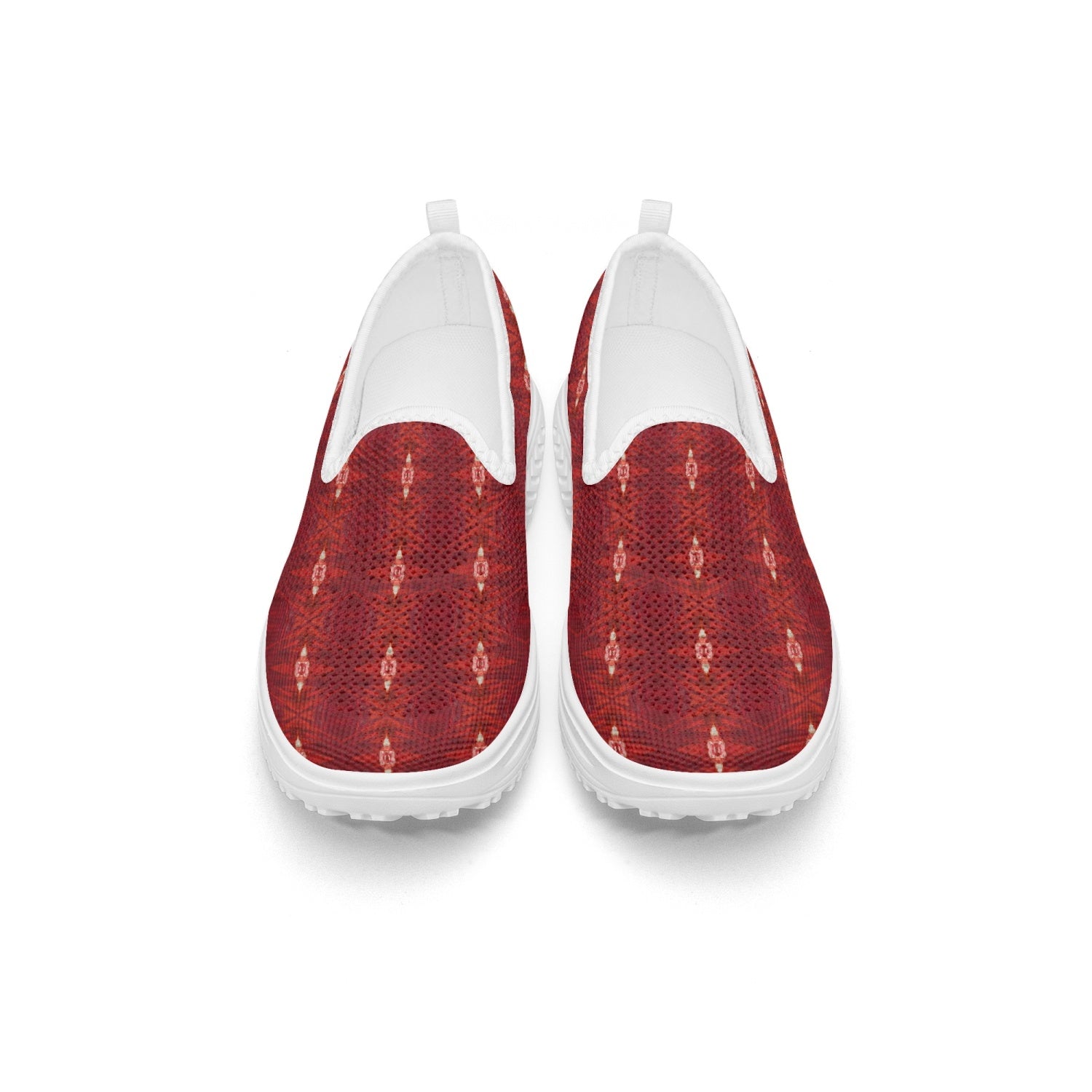 Gordeous Red Women's Slip-On Mesh Rocking Shoes, by Sensus Studio Design