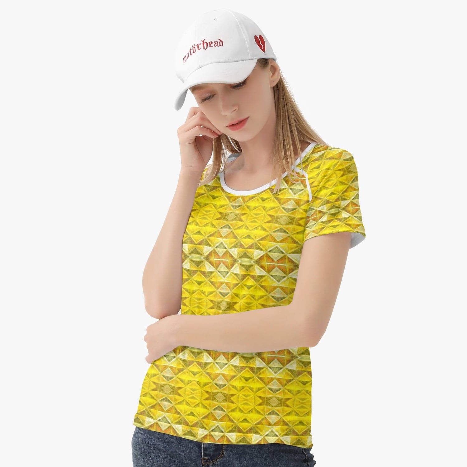 Connecting the True Purpose of Being Yellow Beautiful, Handmade  Women T-shirt Sports/ Yoga Top, by Sensus Studio Design