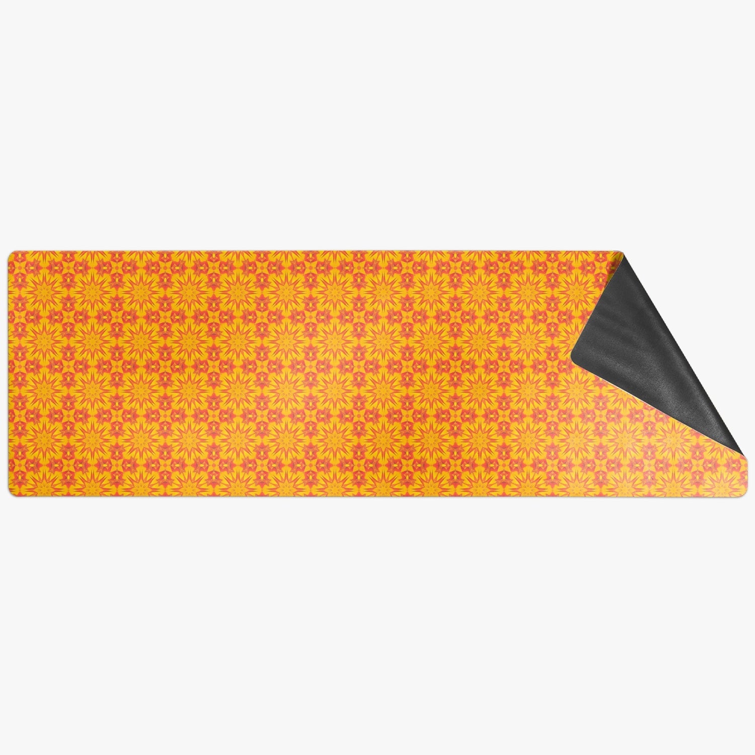 The Sun Solar Plexus Chacra  Suede Anti-slip Yoga Mat, by Sensus Studio Design