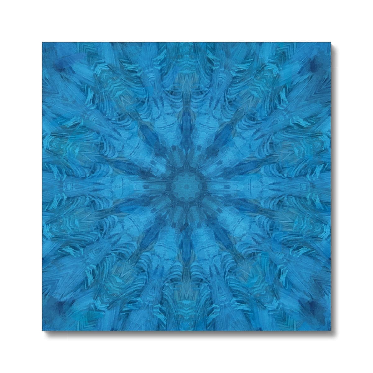 Blue Pattern Canvas