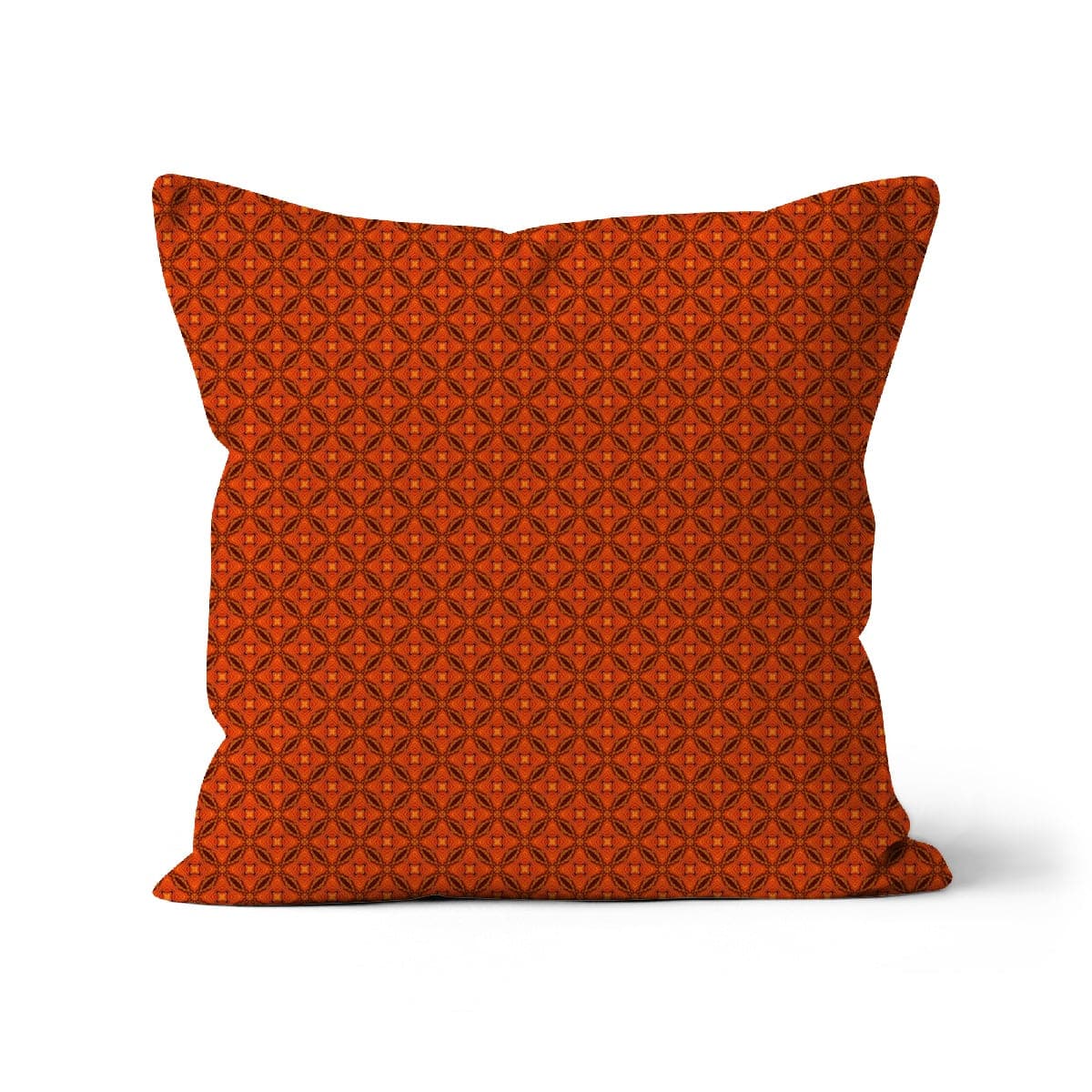 Orange Snake Skine fine Pattern  Meditation Pillow/Cushion, by Sensus Studio Design