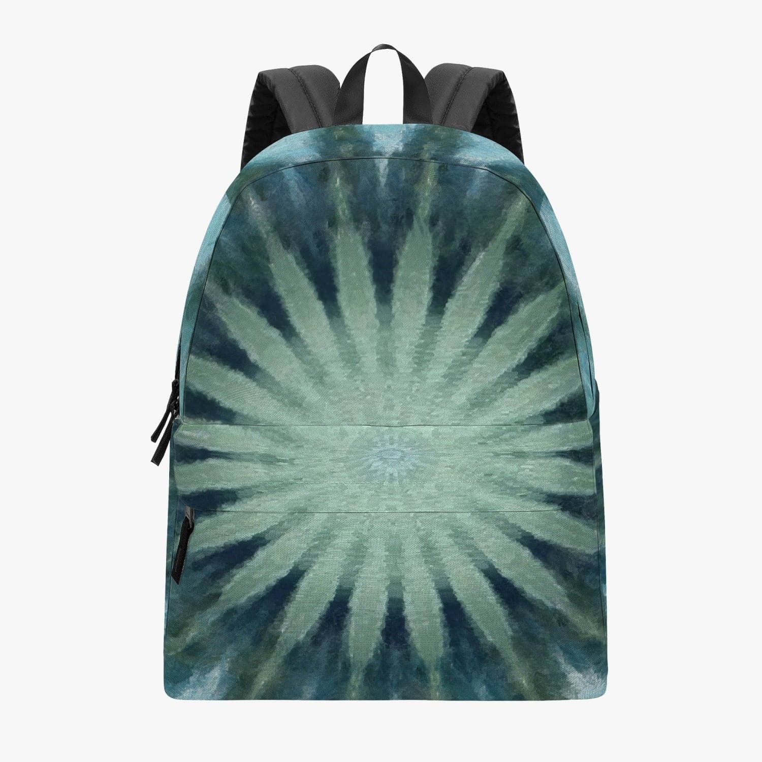 'Mountain Stream Green'  artprint Canvas Backpack designed by Sensus Studio