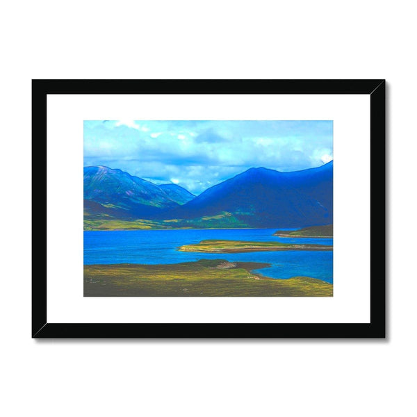 Lake in the Highlands of Scottland,  Framed & Mounted Print