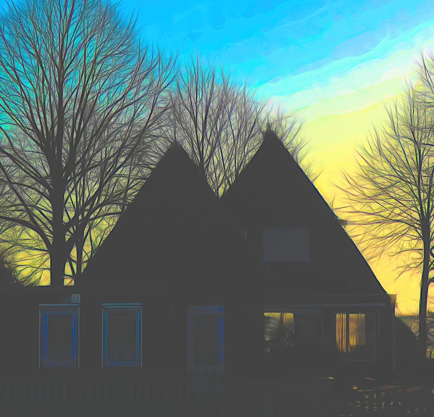 Morning light in Friesland