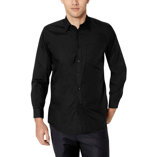 Black Long Sleeve Shirt by Sensus Studio Design for Men