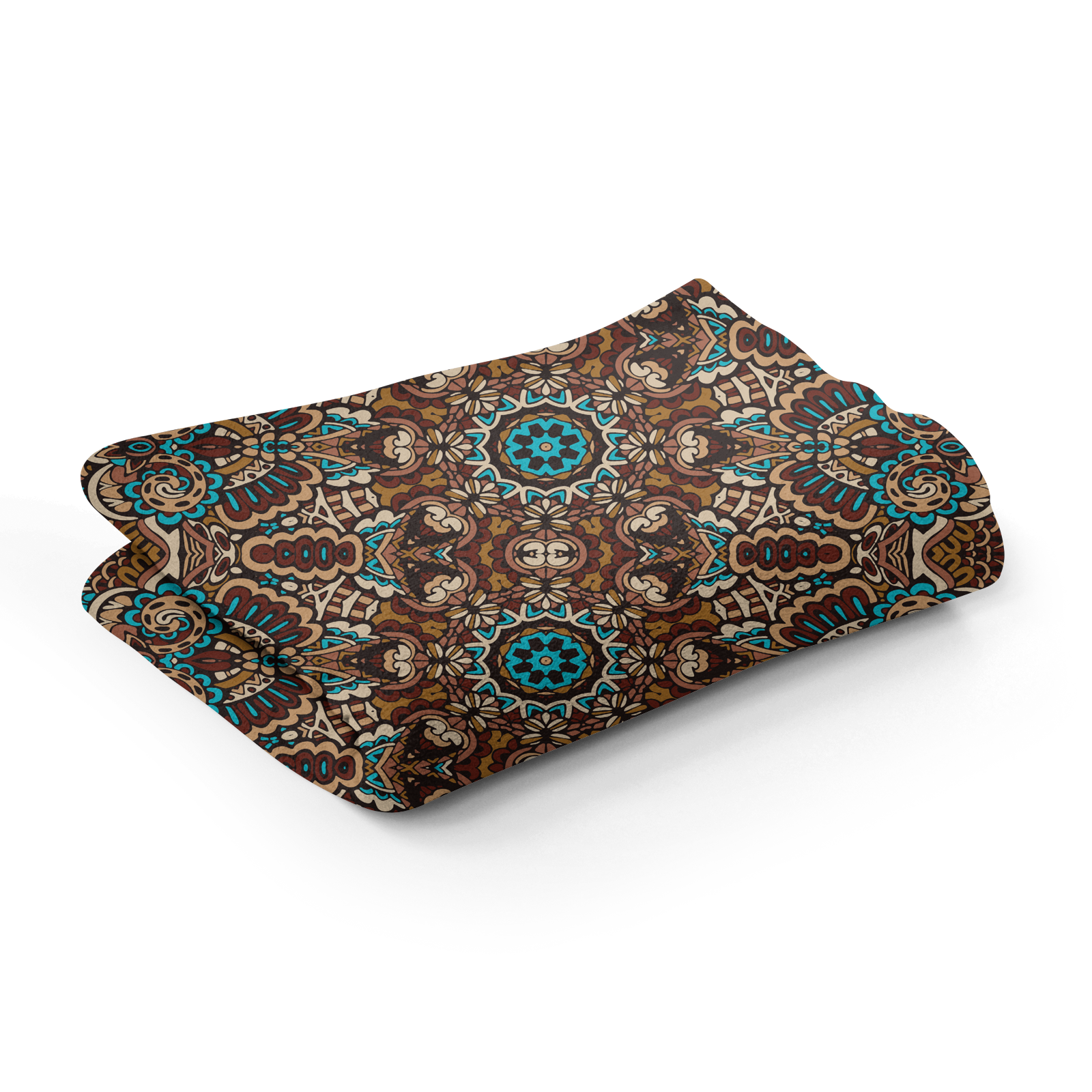 Brown and green Ethnic ,Blanket Premium  200 x 150 cm / 60" x 80"
