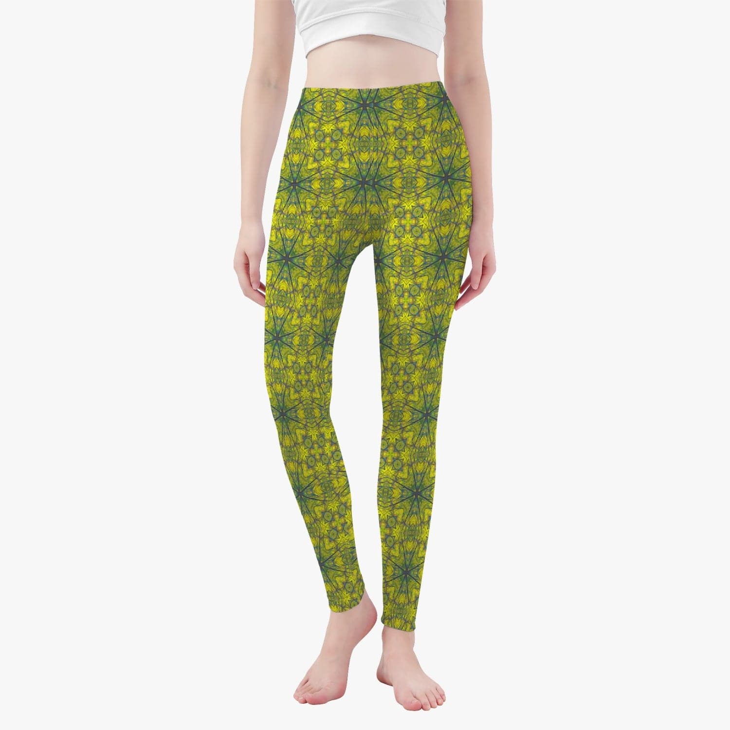 Green Heart Chacra Yoga Pants, by Sensus Studio Design