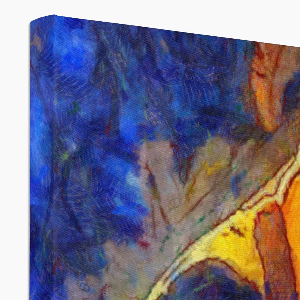 Colorful Sax Player Canvas
