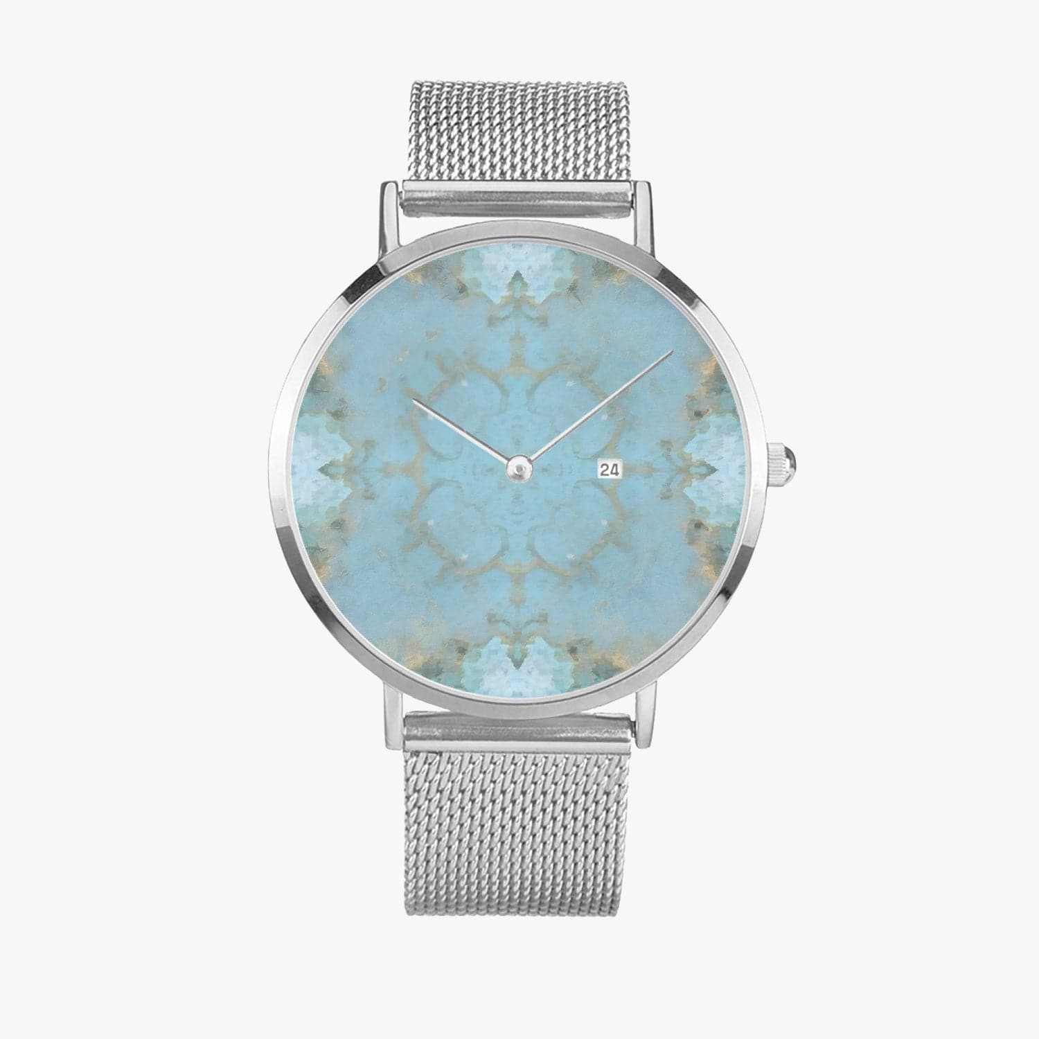 'Samara's Pattern'. Stainless Steel Perpetual Calendar Quartz Watch, by Sensus Studio Design