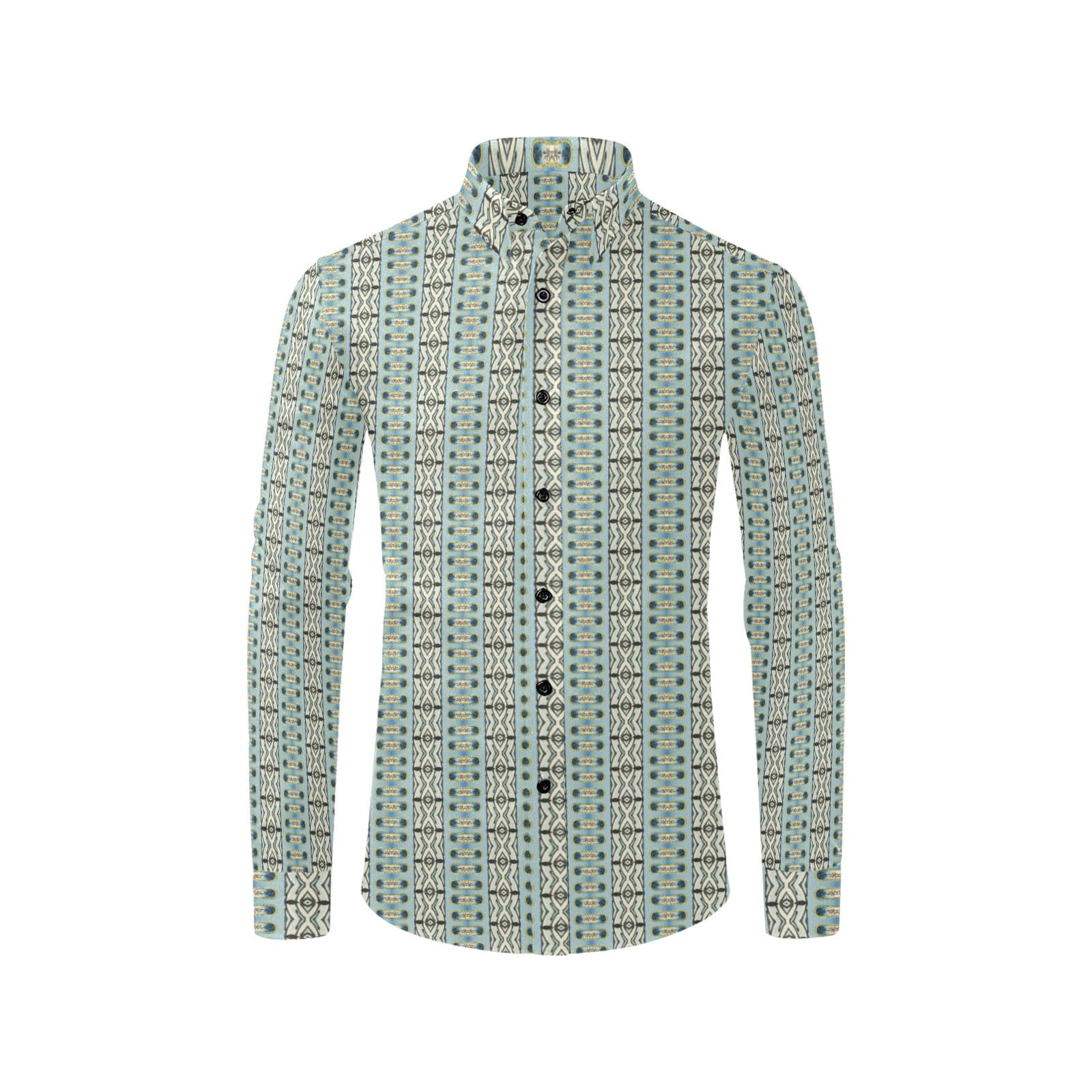 Green Mimasu Gennosuke Sadamasu Inspired Men's Long Sleeve Shirt