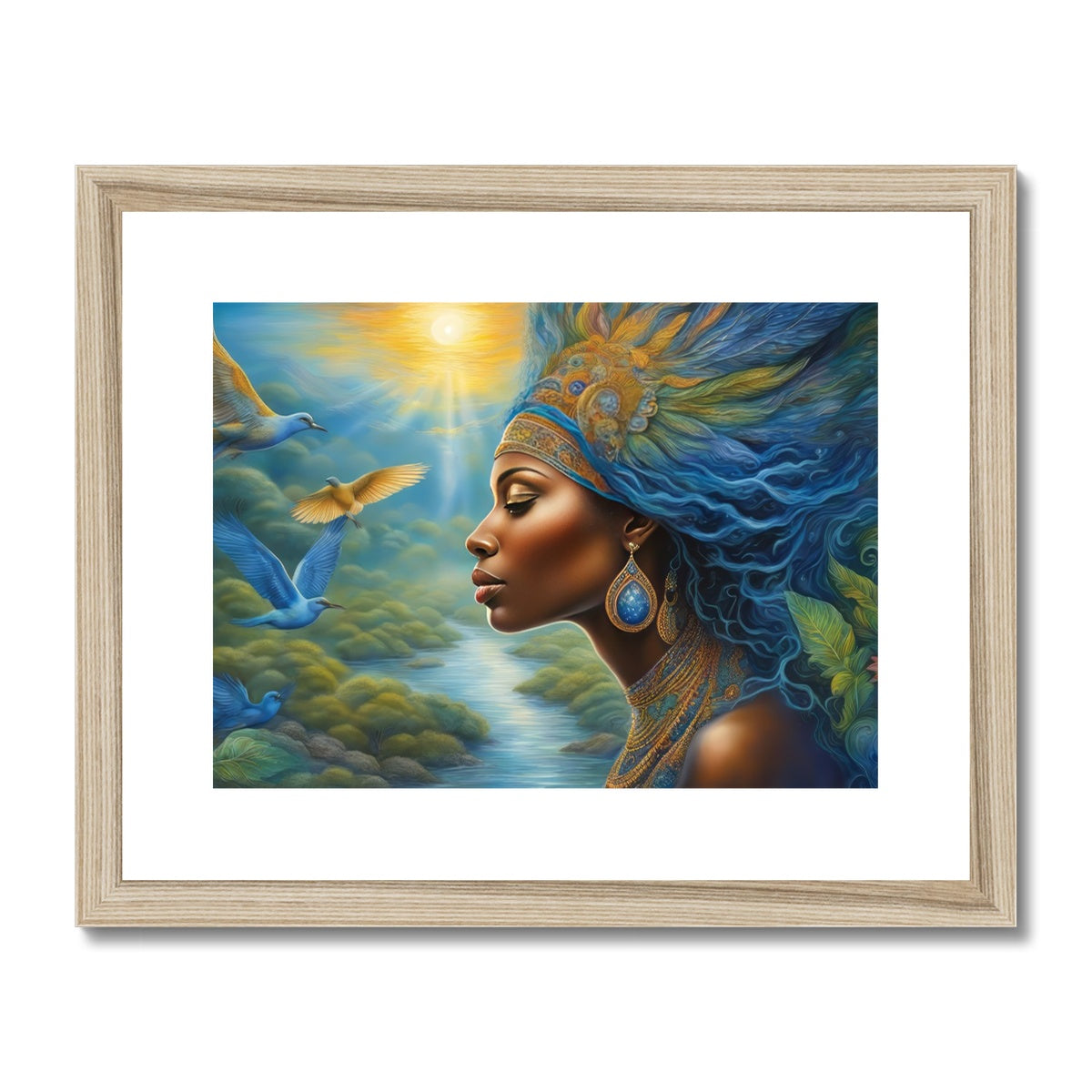 Divine Mother of Creation 5 Framed & Mounted Print