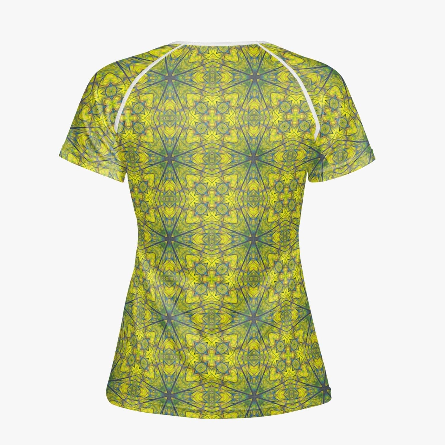 Green Hart chacra Handmade Yoga Top for Women sports T-shirt, by Sensus Studio Design
