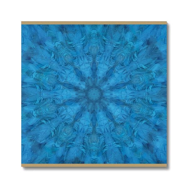 Blue Pattern Canvas