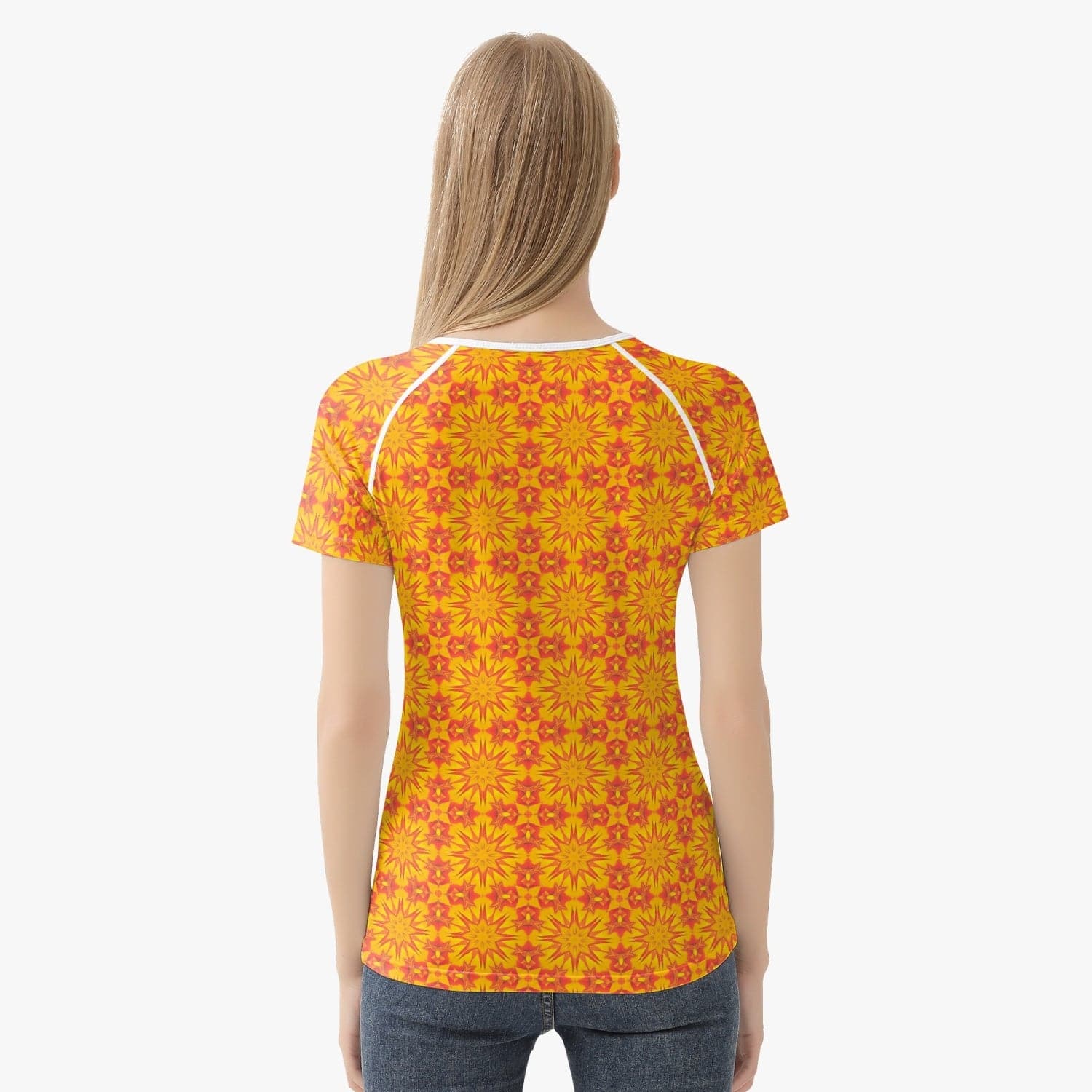 Solar Plexus  Handmade Yoga Top for  Women sports T-shirt, nby Sensus Studio Design