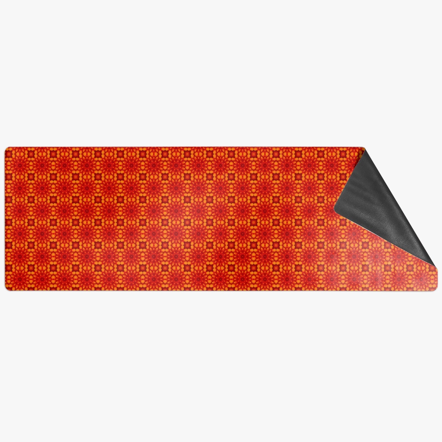 Orange Sacral Chacra  Suede Anti-slip Yoga Mat, by Sensus Studio Design
