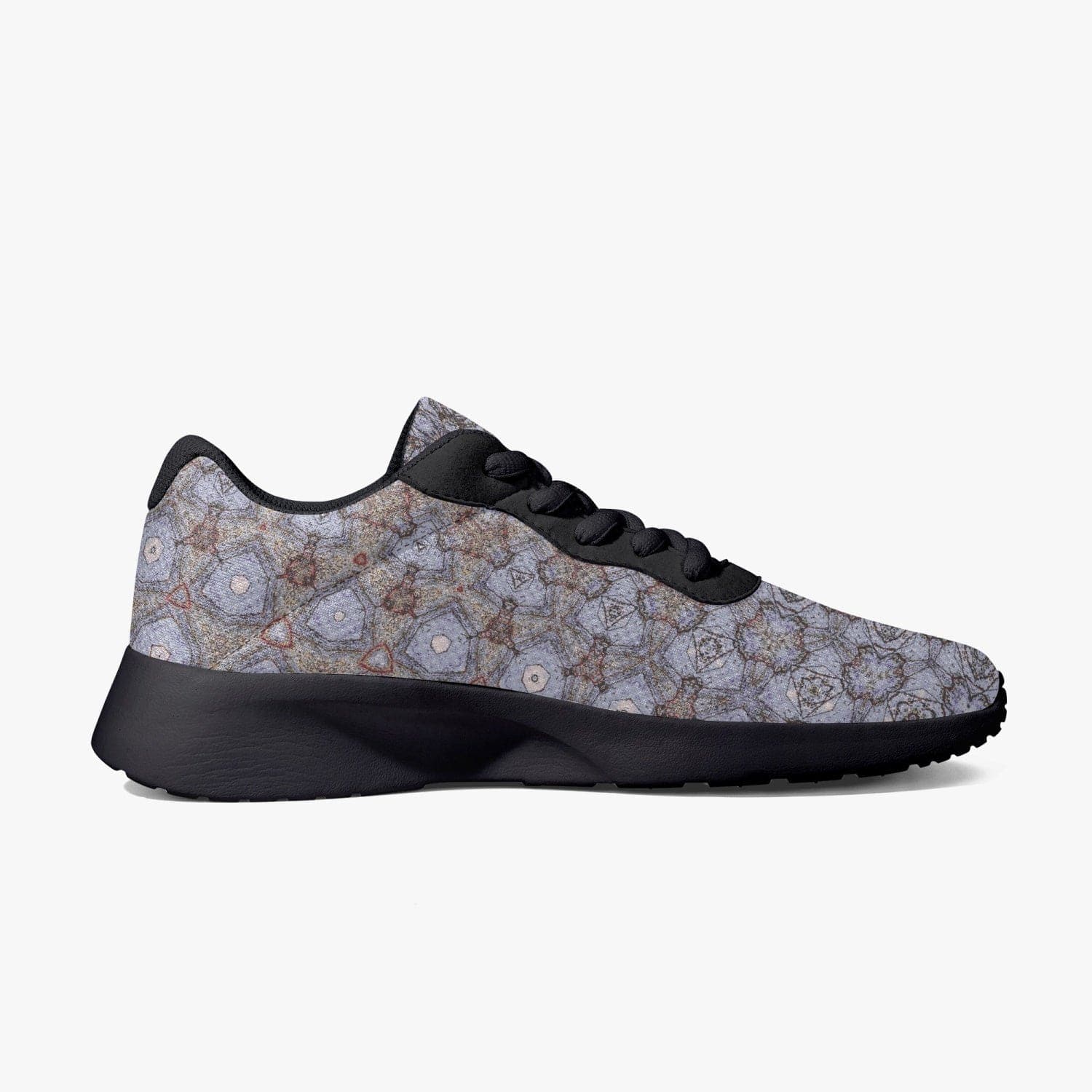Sensus Design All Year Round Mauve Breathable Mesh Lifestyle Unisex Mesh Running Shoes for Daily Style or Outside Exercise (Black soles), designed by Sensus Studio Design