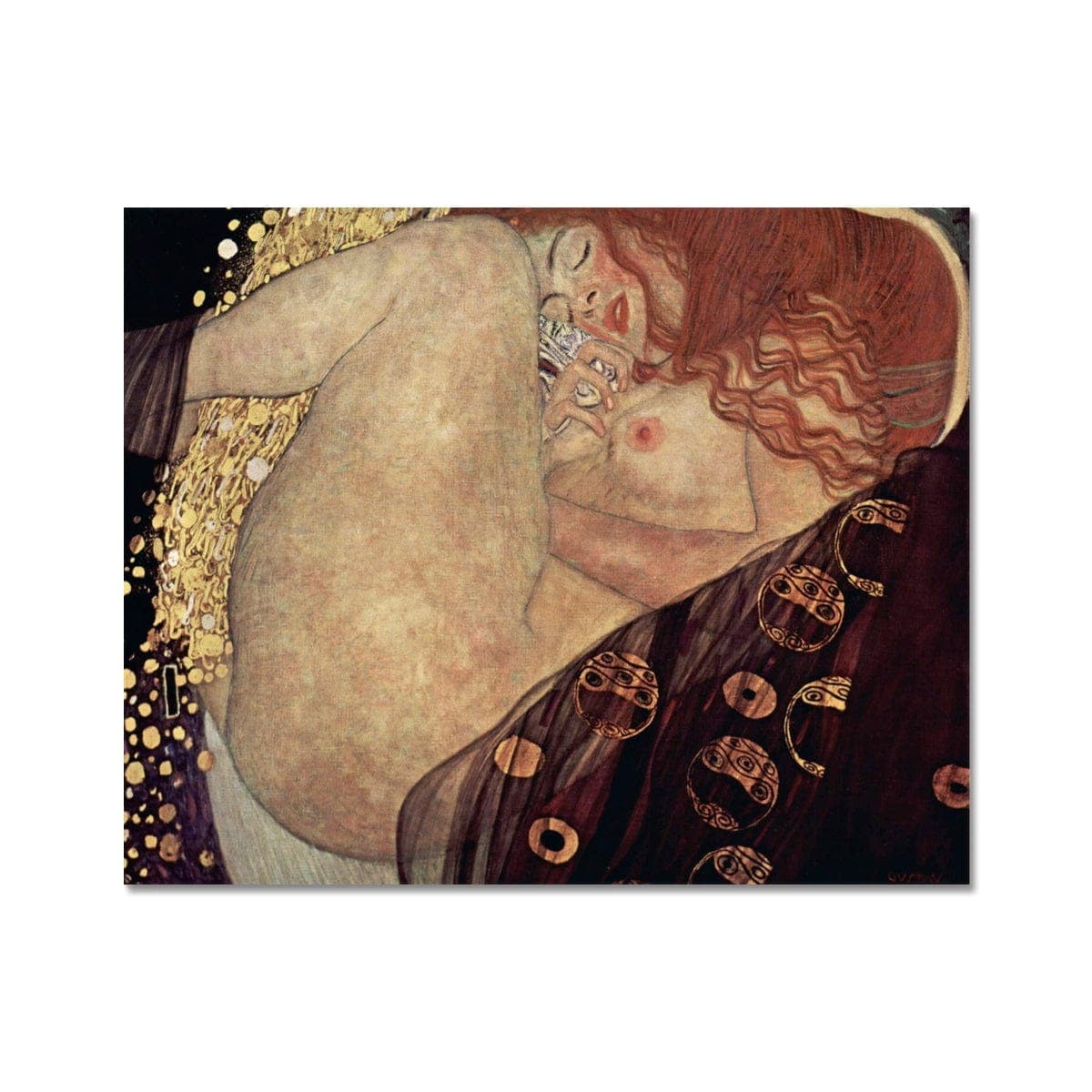 Gustav Klimt's Danae (1907-1908) Fine Art Print