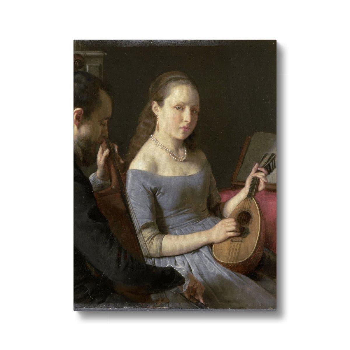 The Duet, Charles van Beveren, 1830 - 1850 Canvas