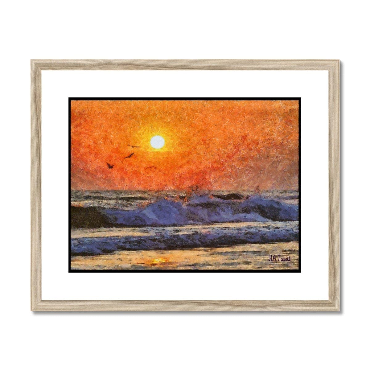 Orange Beach - Framed & Mounted Print