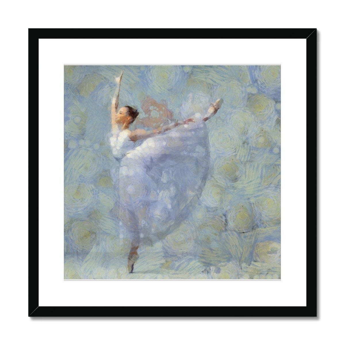 Dreamy Ballerina Framed & Mounted Print