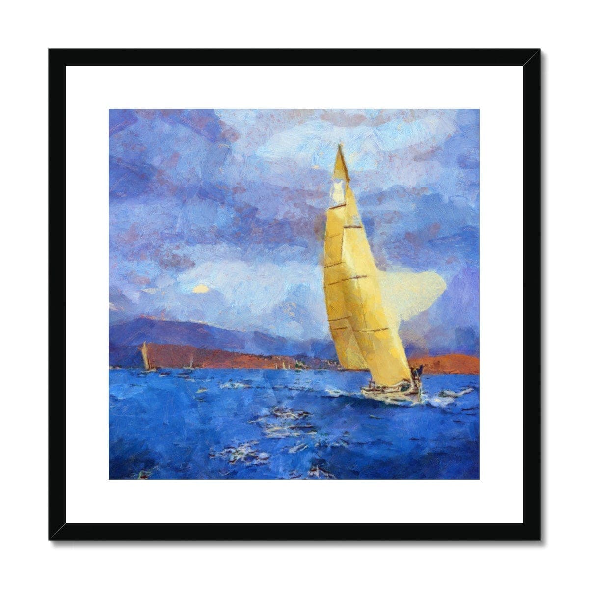 Sailing Framed & Mounted Print