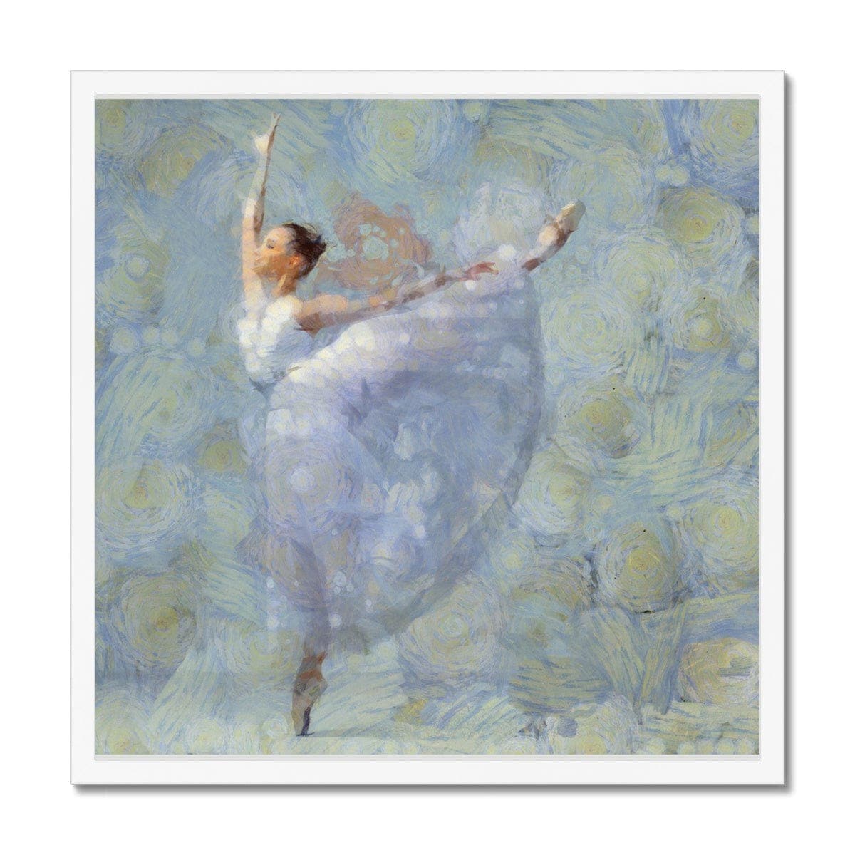 Dreamy Ballerina Framed Print