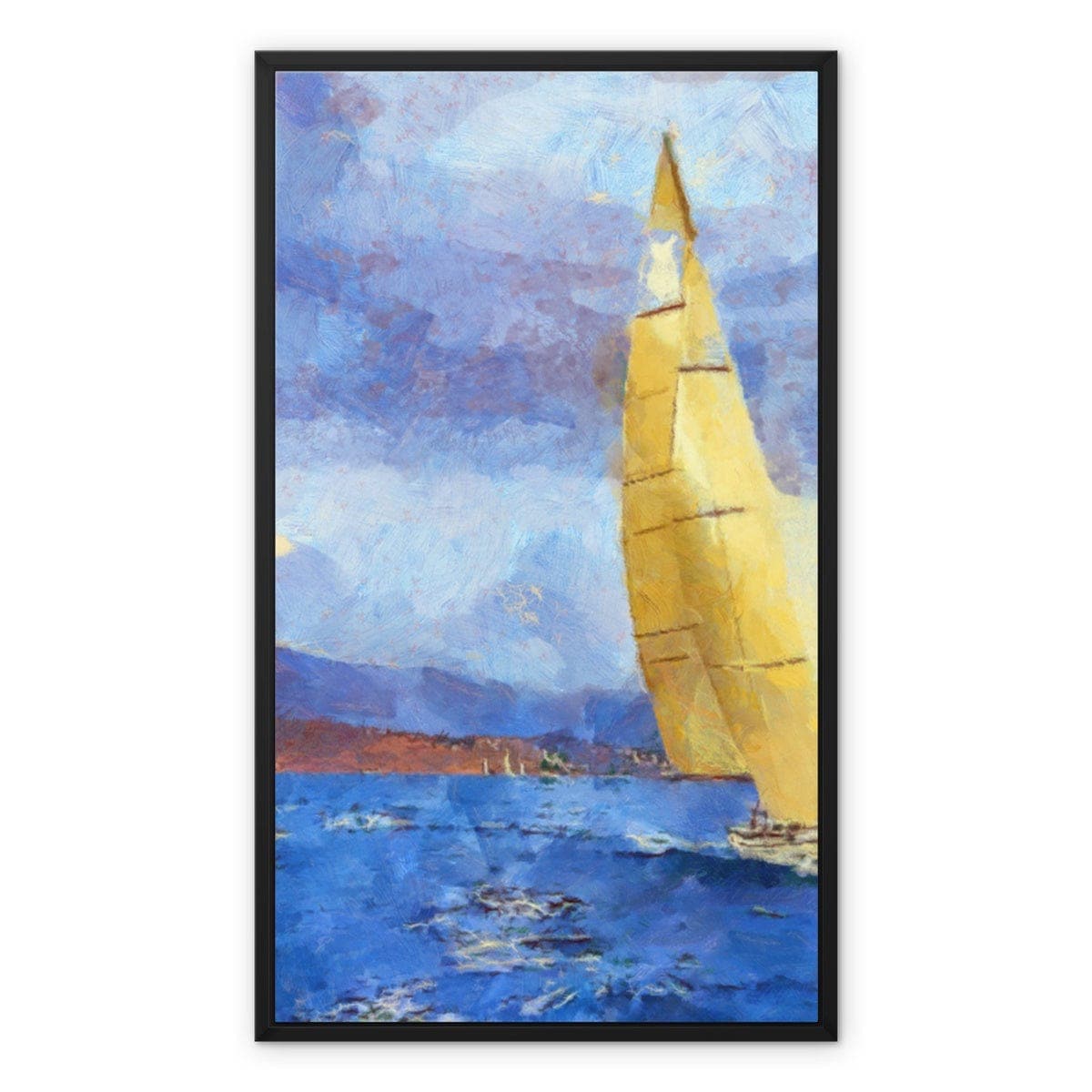 Sailing Framed Canvas