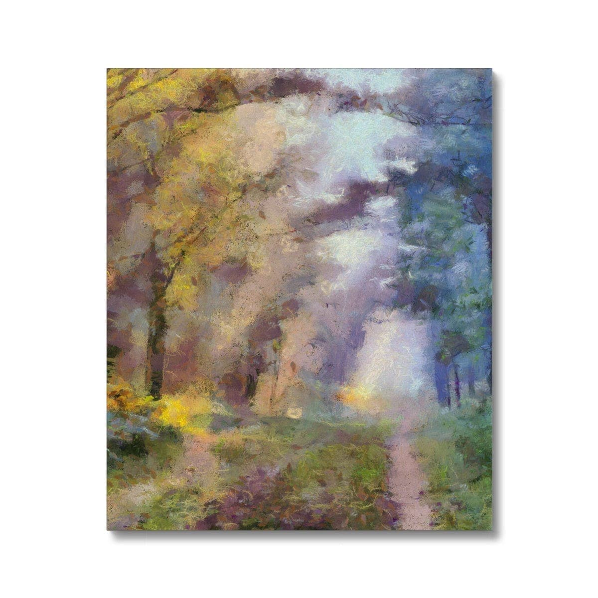 Early Morning Strole in the Woods Canvas